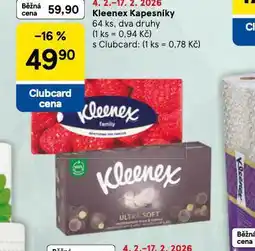 Tesco Kleenex kapesníky nabídka