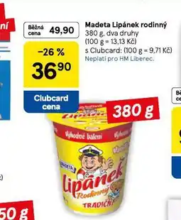 Tesco Madeta lipánek rodinný nabídka