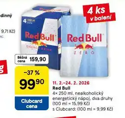Tesco Red bull nabídka