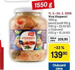 Tesco Viva utopenci nabídka