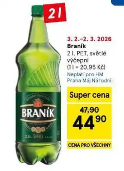 Tesco Pivo braník nabídka