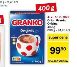 Tesco Orion granko original nabídka