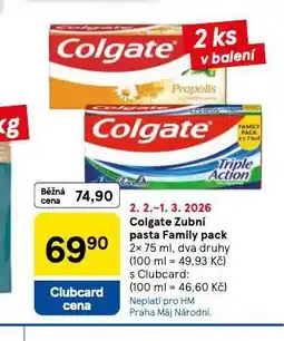 Tesco Colgate zubní pasta nabídka