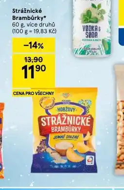 Tesco Strážnické brambůrky nabídka