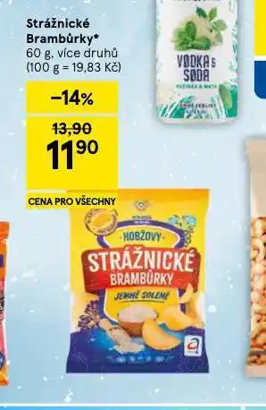 Tesco Strážnické brambůrky nabídka
