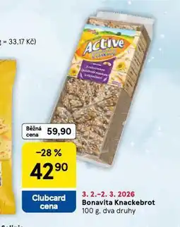 Tesco Bonavita knäckebrot nabídka