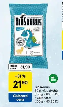 Tesco Biosaurus nabídka