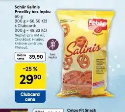 Tesco Schär salinis preclíky bez lepku nabídka