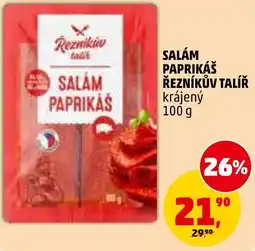 Penny Market Salám paprikáš řezníkův talíř krájený nabídka
