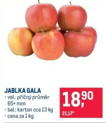 Jablka gala
