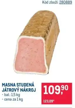 Makro Masna studená játrový nákroj nabídka