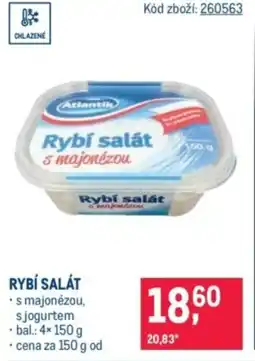 Makro Rybí salát nabídka