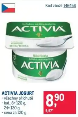 Makro Activia jogurt nabídka