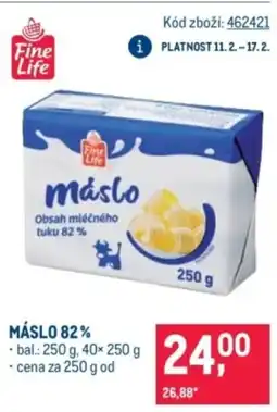 Makro Máslo 82% nabídka