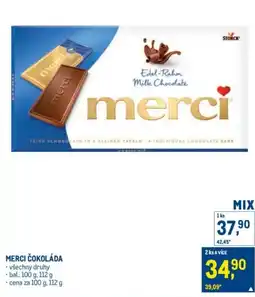 Makro Merci čokoláda nabídka