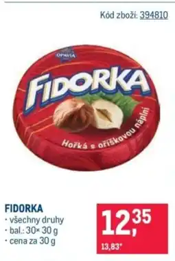 Makro Fidorka nabídka