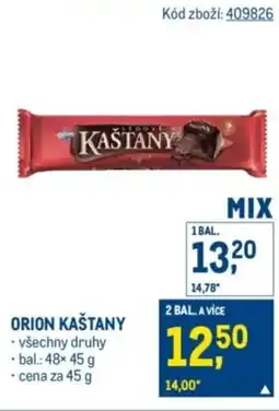 Makro Orion kaštany nabídka