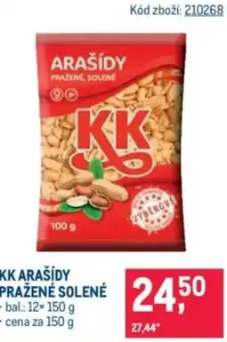 Makro Kk arašídy prazené solené nabídka