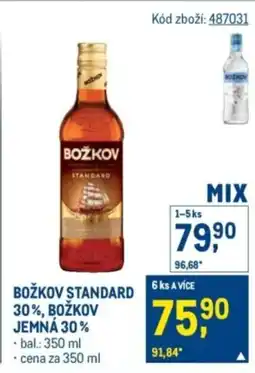 Makro Božkov standard 30%, božkov jemná 30% nabídka