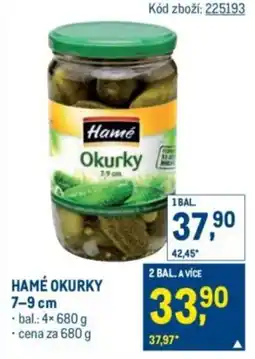 Makro Hamé okurky 7-9 cm nabídka