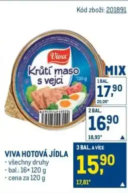 Makro Viva hotová jídla nabídka