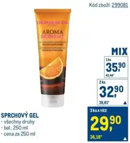 Makro Sprchový gel nabídka