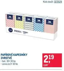 Makro Papírové kapesníky 3vrstvé nabídka