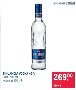 Makro Finlandia vodka 40% nabídka