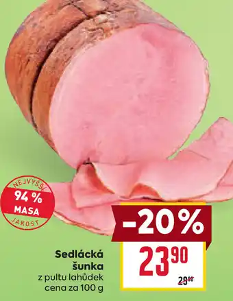 Billa Sedlácká šunka nabídka