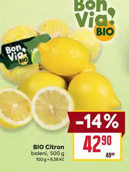 Billa BIO Citron nabídka