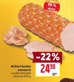 Billa Kuřecí šunka zauzená nabídka