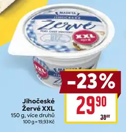 Billa Madeta Jihočeské Žervé XXL nabídka