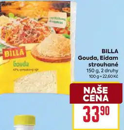 Billa BILLA Gouda, Eidam strouhané nabídka