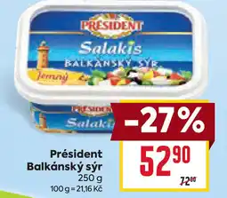 Billa Président Balkánský sýr nabídka