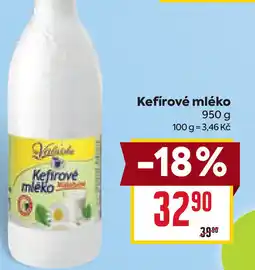 Billa Kefírové mléko nabídka