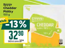 Billa Sýýýr Cheddar Plátky nabídka