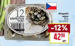 Billa Křepelčí vejce nabídka