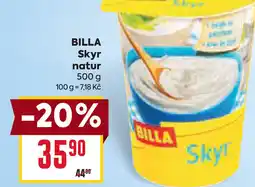 Billa BILLA Skyr natur nabídka