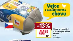 Billa Vejce M cereální z podestýlkového chovu nabídka
