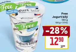 Billa Free Jogurt bílý nabídka