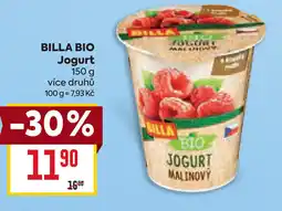 Billa Billa bio Jogurt nabídka