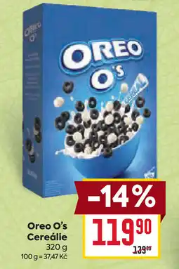 Billa Oreo O's Cereálie nabídka