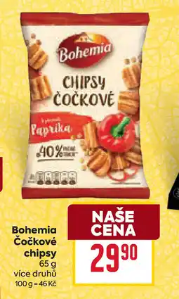 Billa Bohemia Čočkové chipsy nabídka