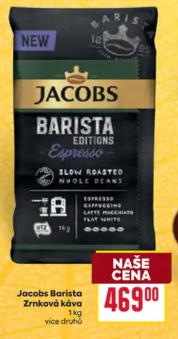 Billa Jacobs Barista Zrnková káva nabídka