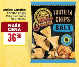 Billa Antica Cantina Tortilla chips nabídka