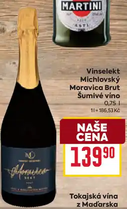 Billa Vinselekt Michlovský Moravica Brut Šumivé víno nabídka