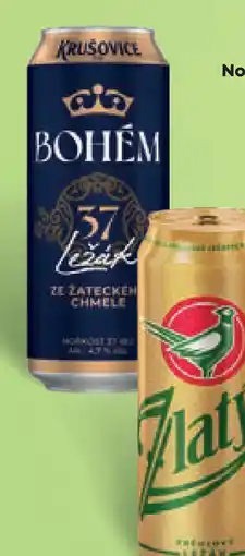 Billa Zlatý Bažant, Krušovice Bohém nabídka