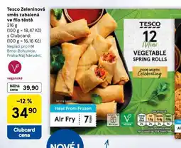 Tesco Zeleninová směs zabalená ve filo těstě nabídka