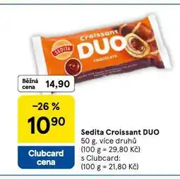 Tesco Sedita croissant duo nabídka