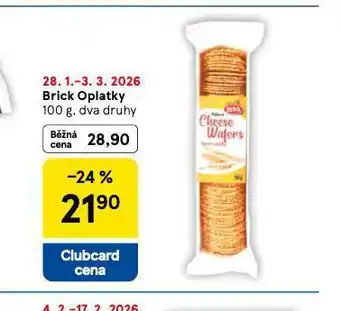 Tesco Brick oplatky nabídka